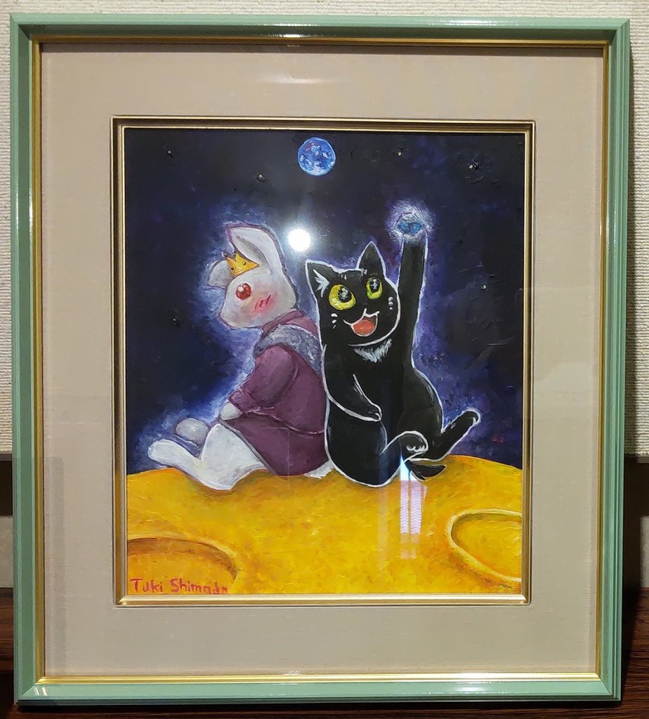 【原画】友情【アクリル絵の具】