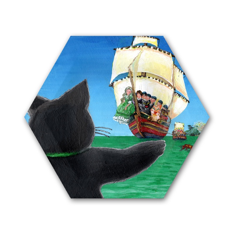 黒ねこカンちゃんの宝探し~幻の島と幽霊船の正体~