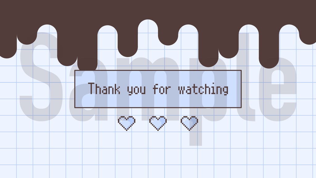 【配信背景素材】バレンタインモチーフ4点セット