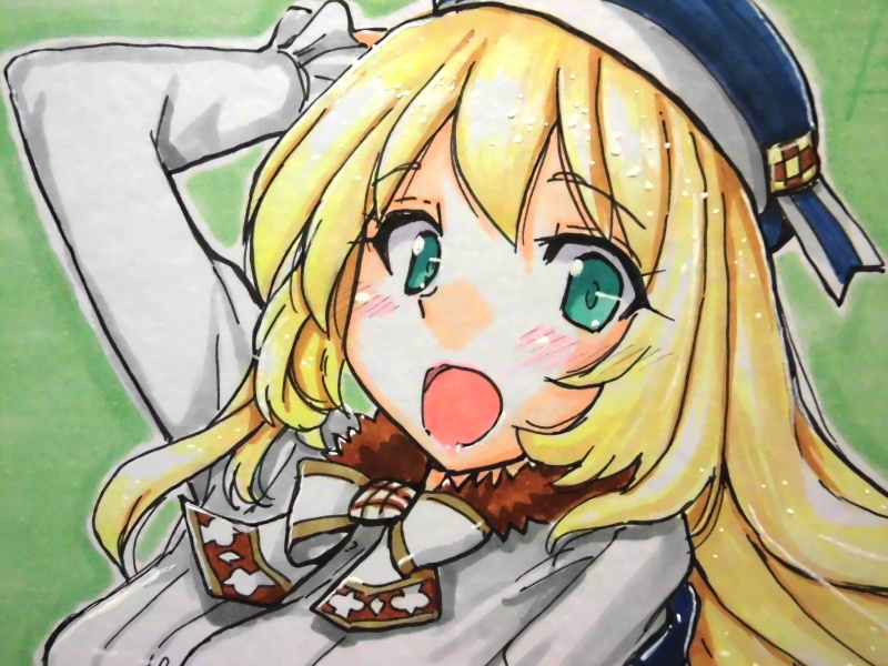 色紙 愛宕(3枚目)