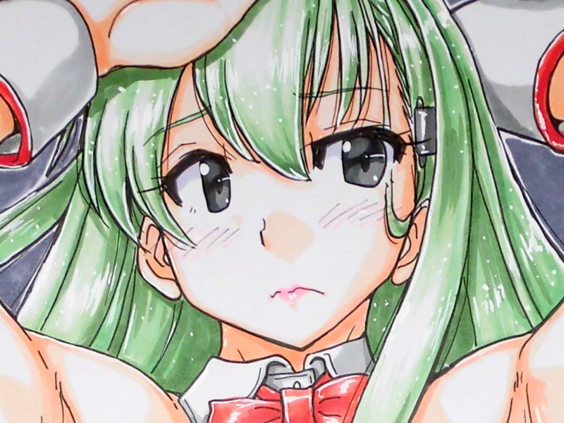 2つ折り色紙 鈴谷(3)