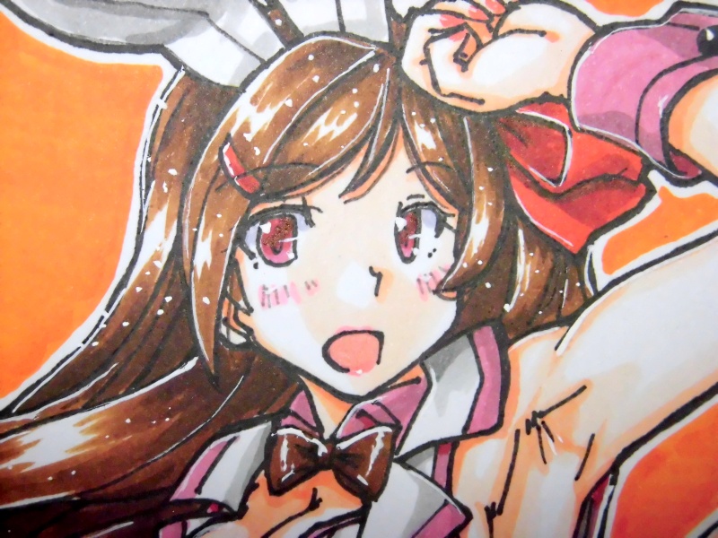 色紙 間宮&伊良湖バニー(3)