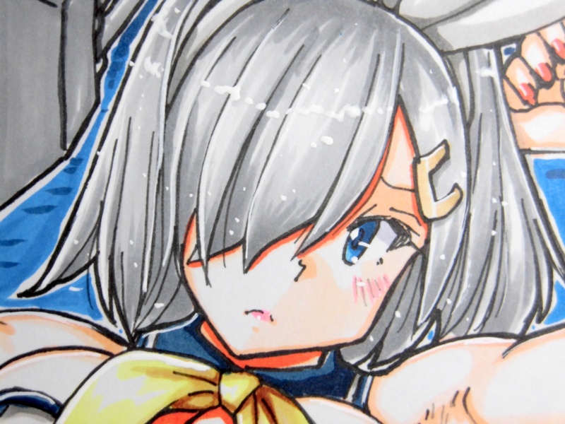 色紙 浜風バニー(6)