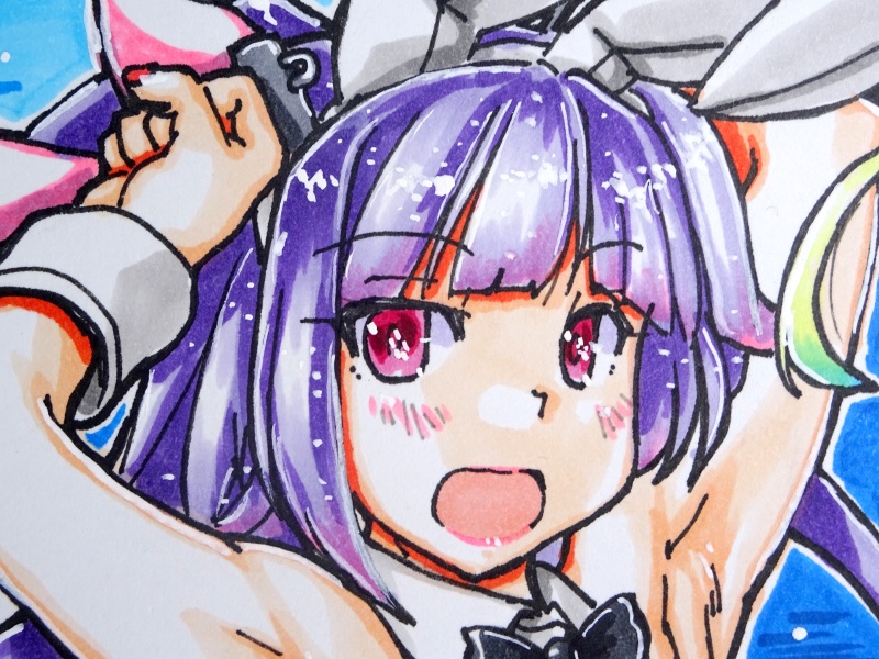 色紙 伊19&伊8バニー(3)