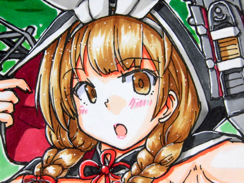 色紙 神州丸バニー(9)