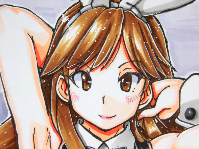 色紙 荒潮バニー(15)