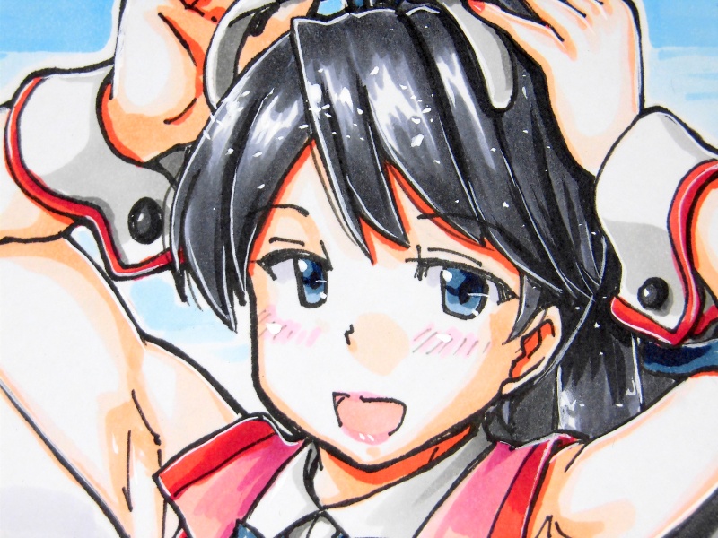 色紙 鳳翔バニー(9)