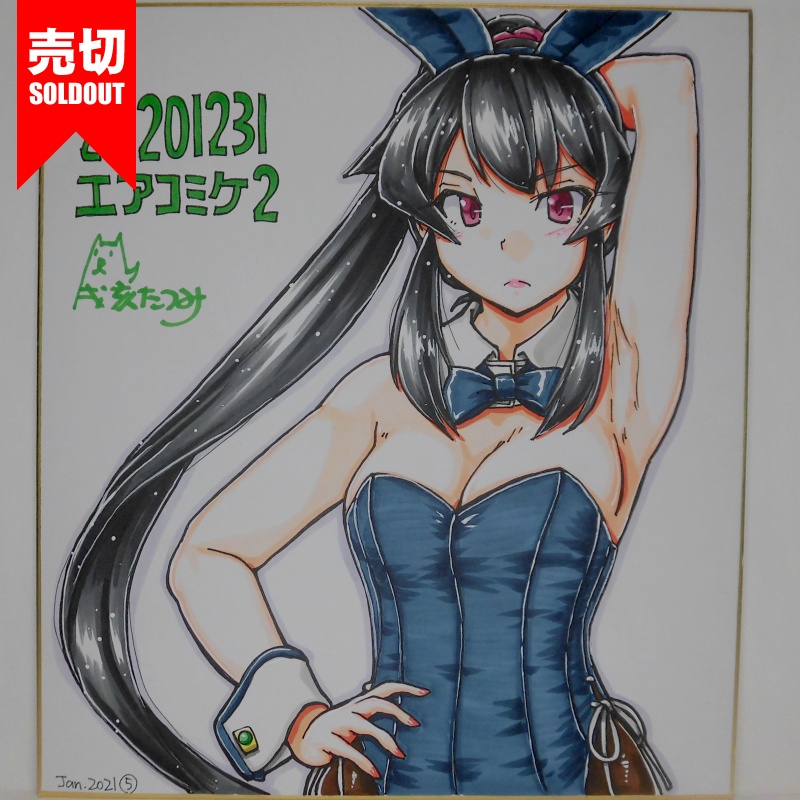 色紙 矢矧バニーAC2(8)