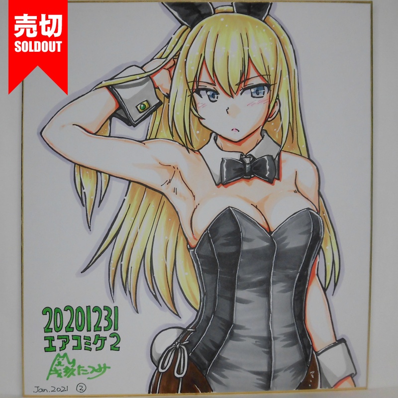 色紙 ビスマルクバニーAC2(5)