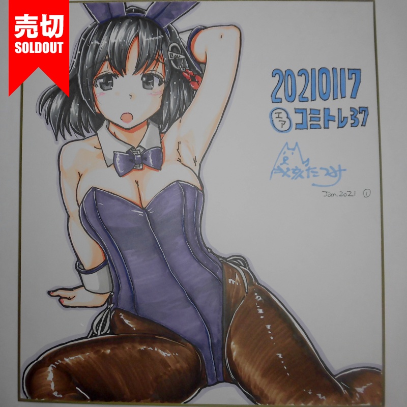 色紙 羽黒バニーCT37(9)