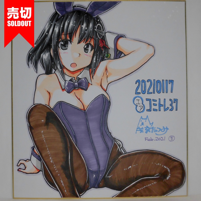 色紙 羽黒バニーCT37(9)