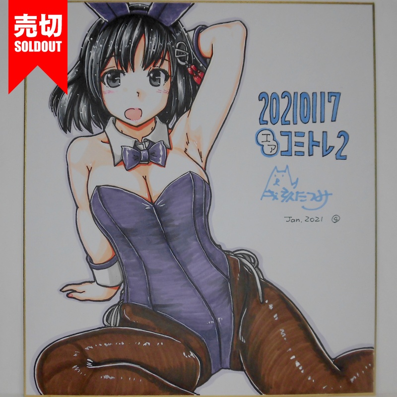 色紙 羽黒バニーCT37(9)