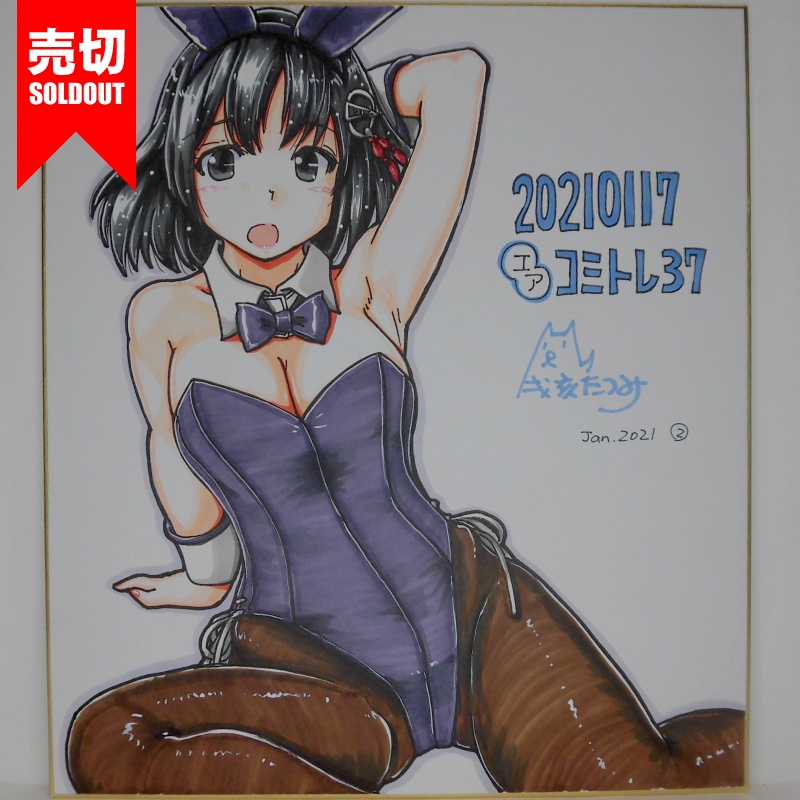 色紙 羽黒バニーCT37(9)