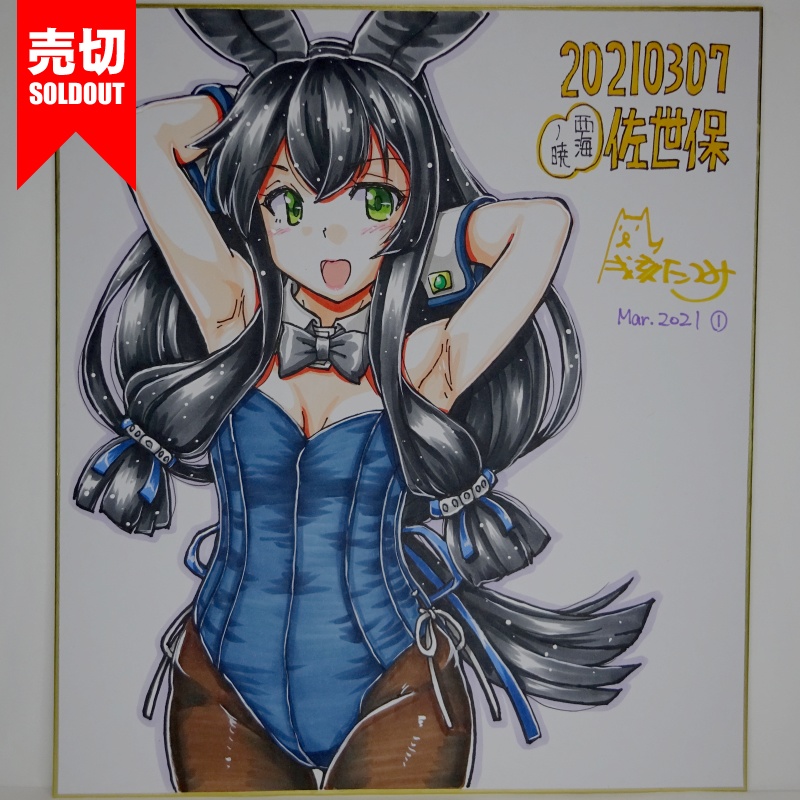 色紙 伊47バニーSA41(5)