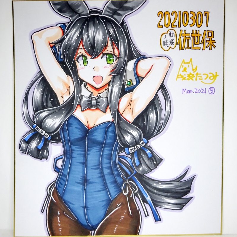 色紙 伊47バニーSA41(5)