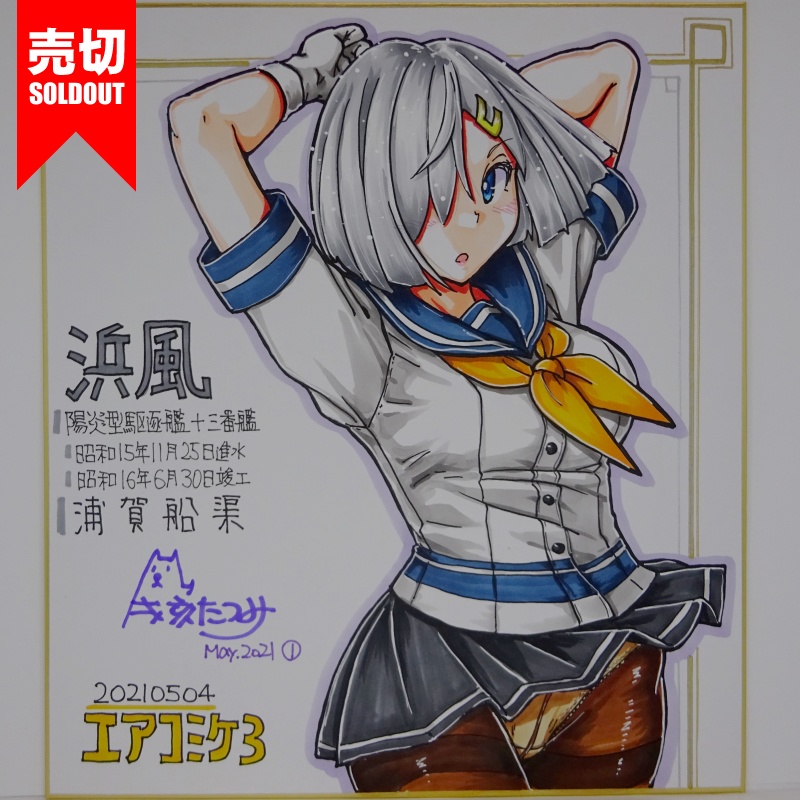 色紙 浜風 AC3(18)