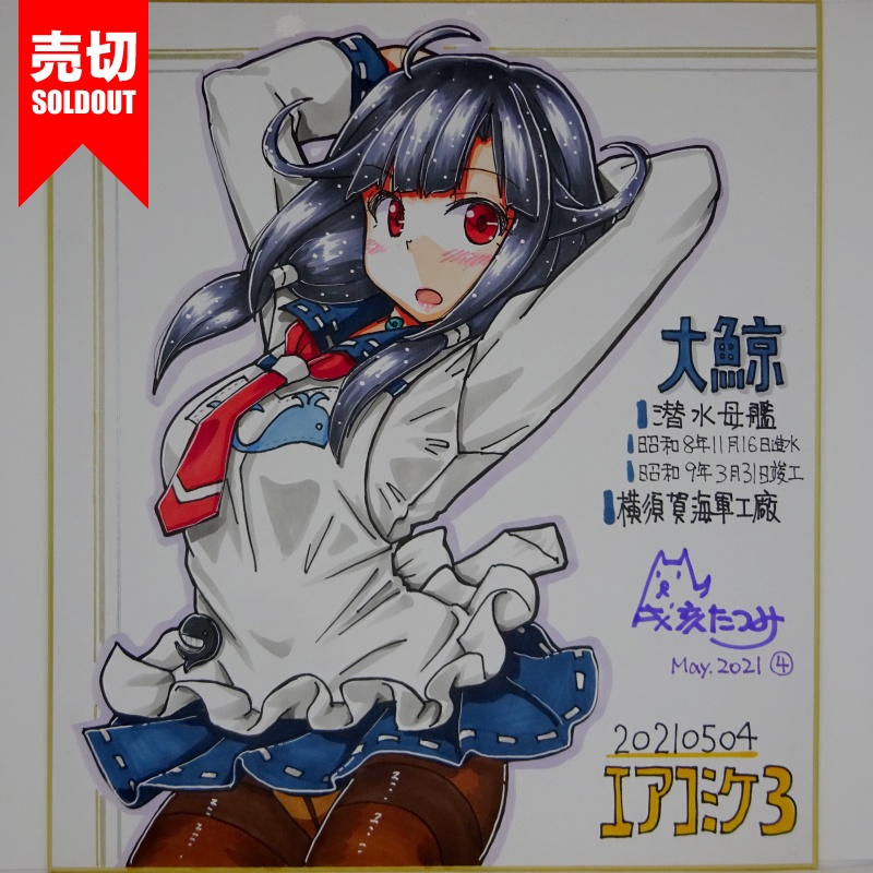 色紙 大鯨 AC3(18)