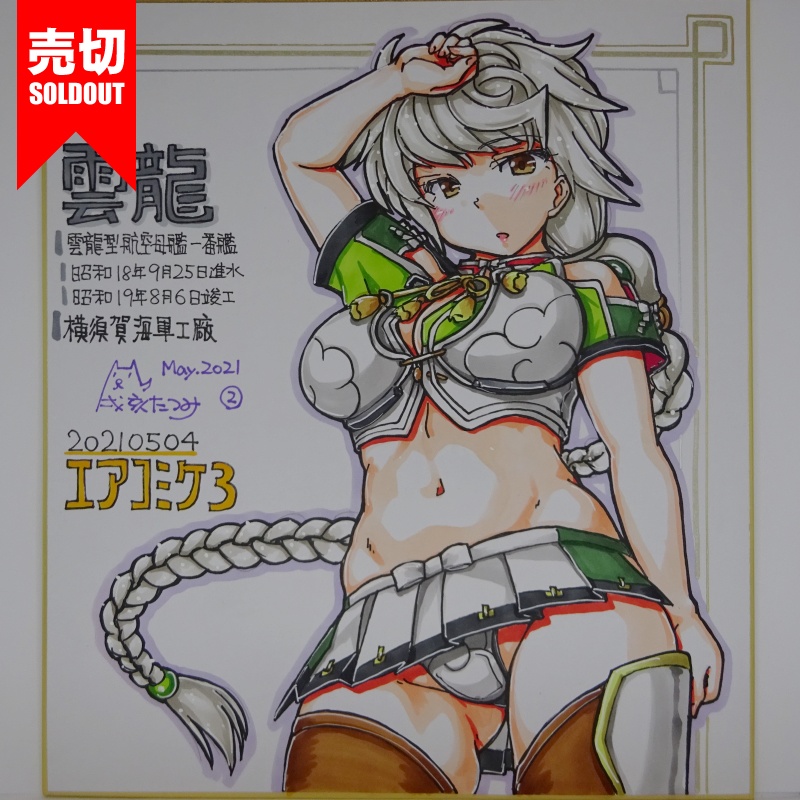 色紙 雲龍 AC3(10)