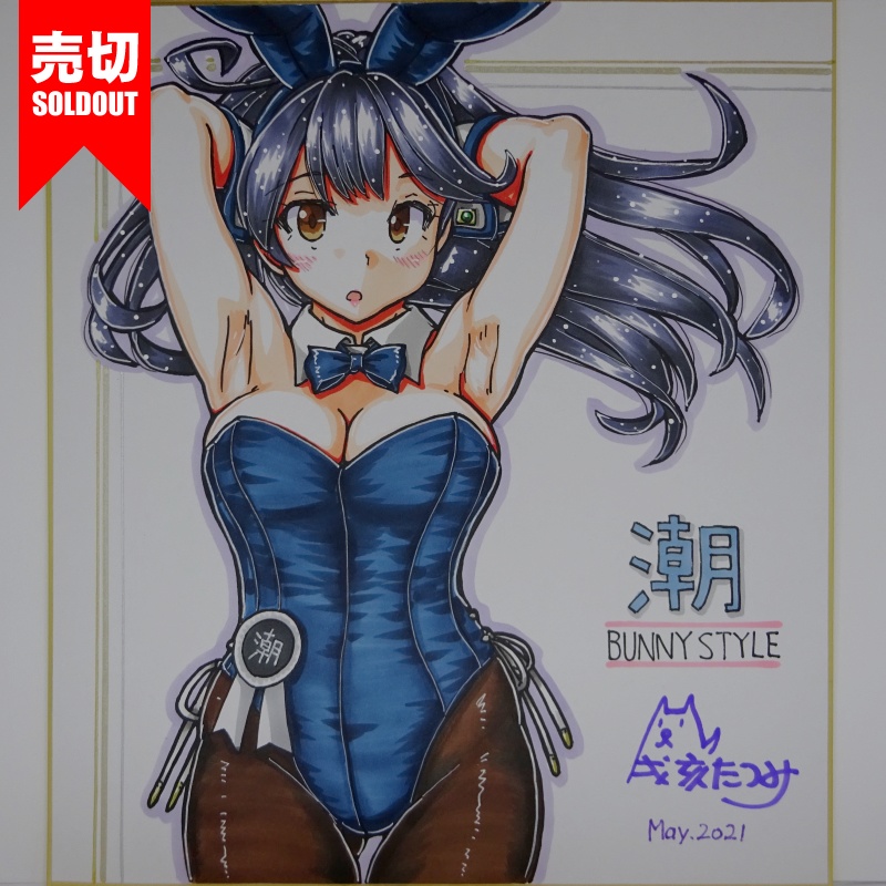 色紙 潮バニー AC3(12)