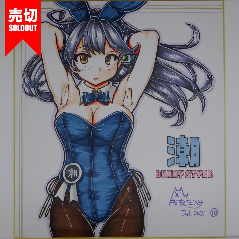 色紙 潮バニー AC3(12)