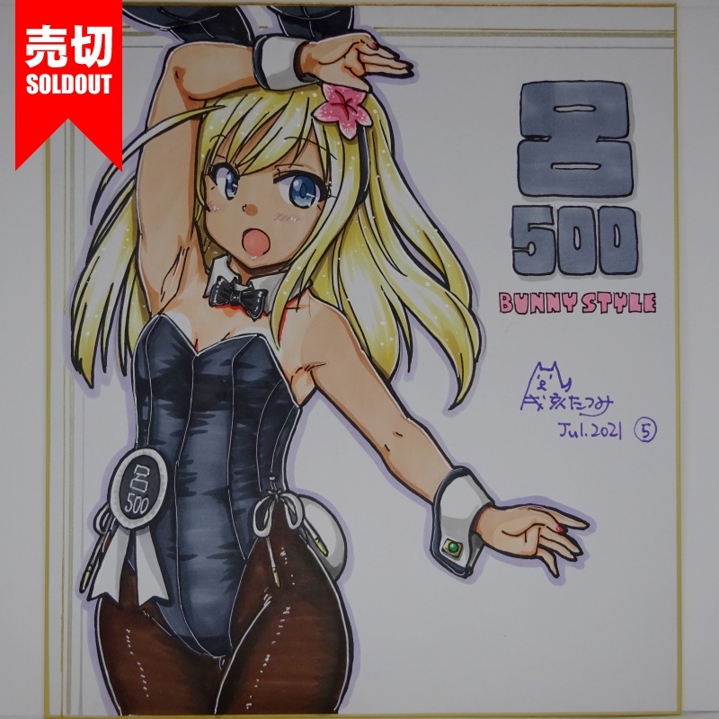 色紙 呂500バニー JL21(6)