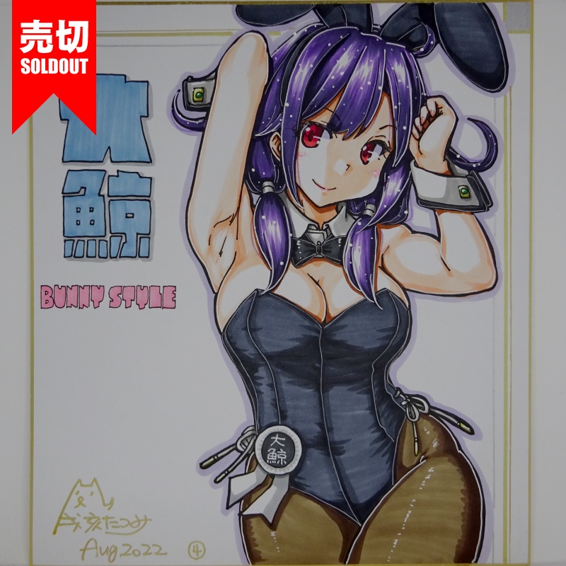 色紙 大鯨バニー NV21(4) /12