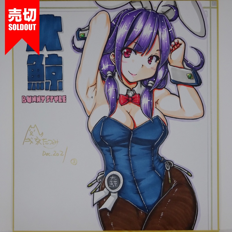 色紙 大鯨バニー NV21(4) /12