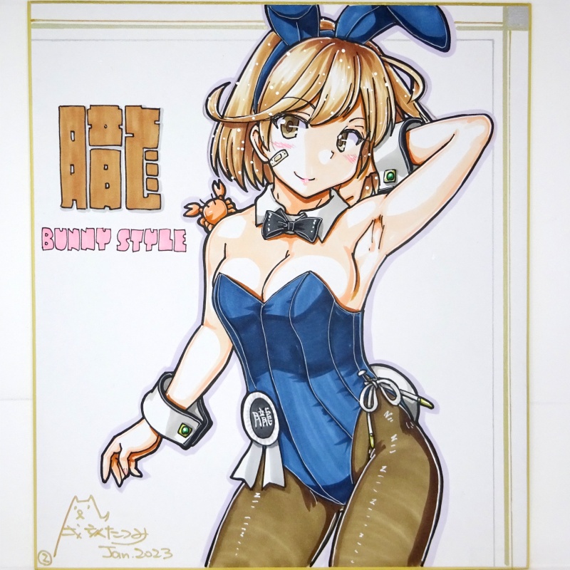 色紙 朧バニー(2)
