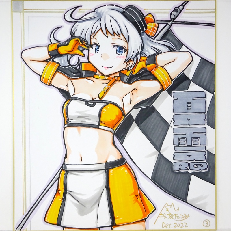 色紙 夏雲ＲＱ(3)