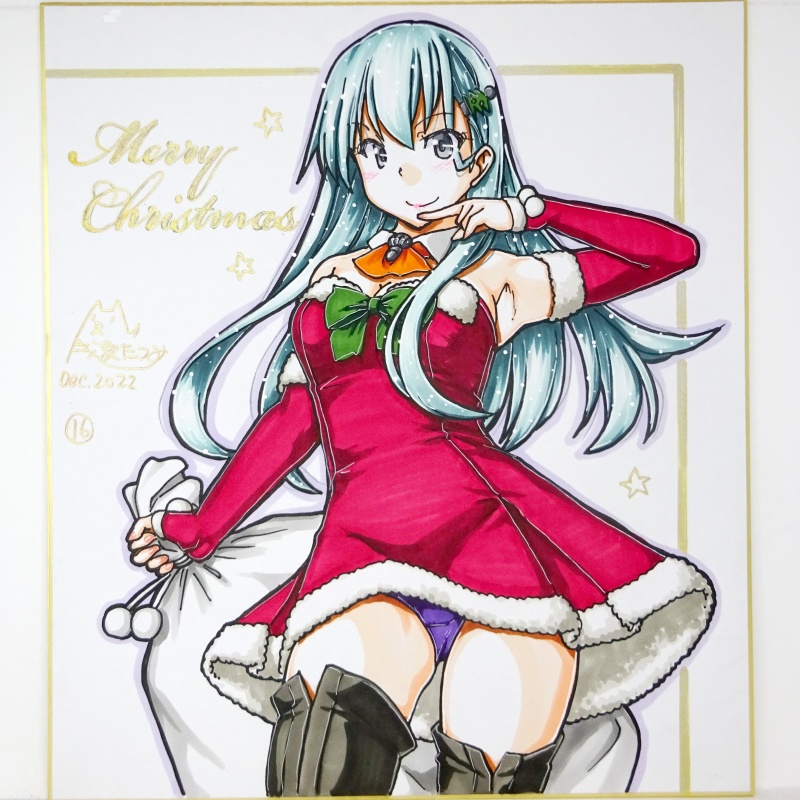 色紙 2022クリスマス鈴谷(1)~(27)