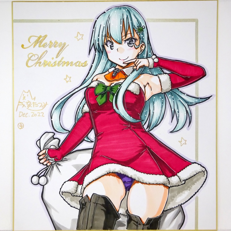 色紙 2022クリスマス鈴谷(1)~(27)