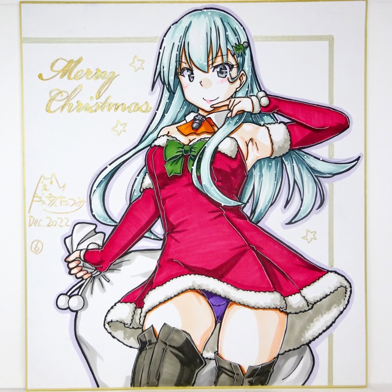 色紙 2022クリスマス鈴谷(1)~(27)