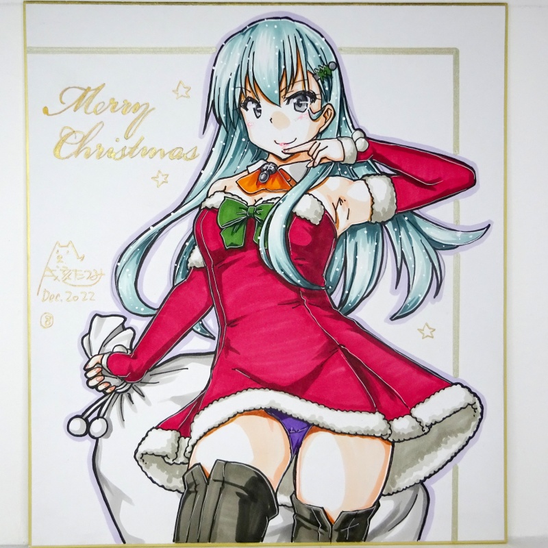 色紙 2022クリスマス鈴谷(1)~(27)