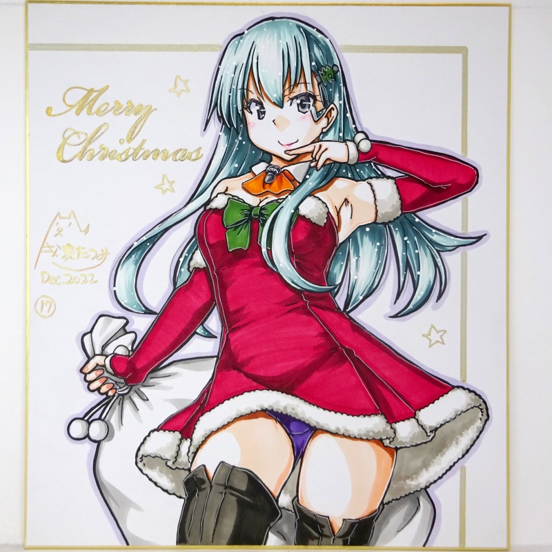 色紙 2022クリスマス鈴谷(1)~(27)