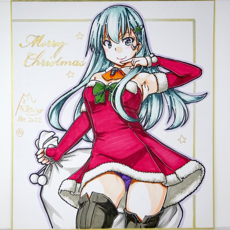 色紙 2022クリスマス鈴谷(1)~(27)