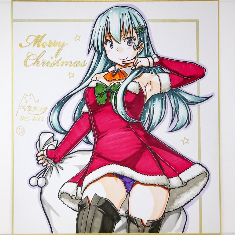 色紙 2022クリスマス鈴谷(1)~(27)