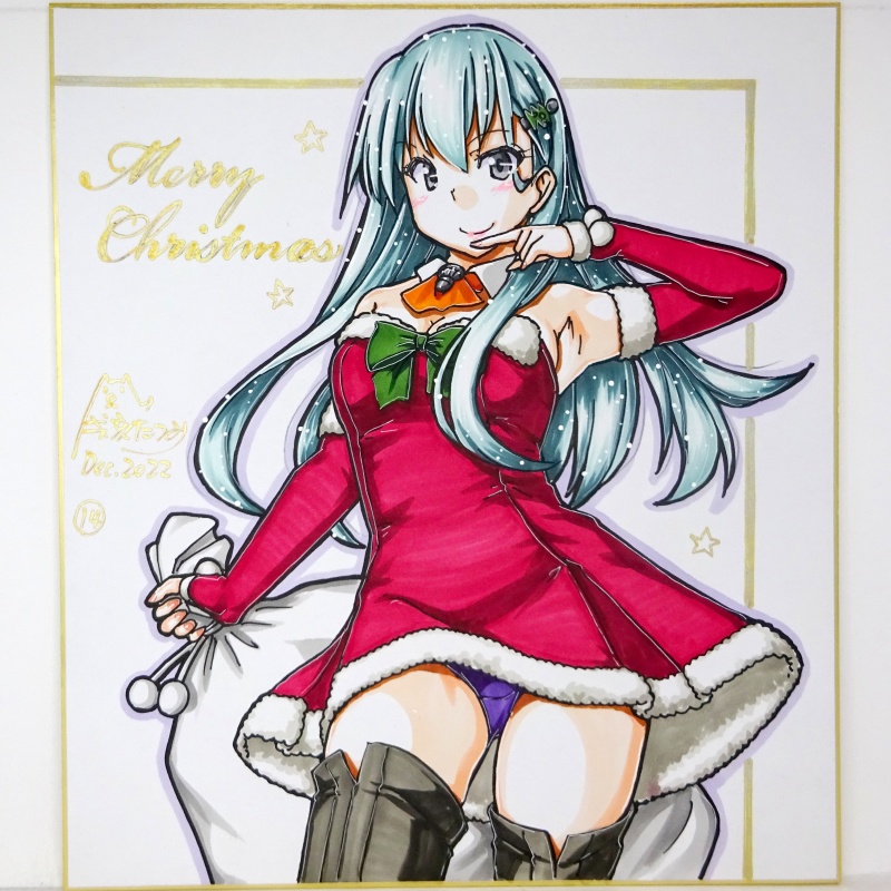 色紙 2022クリスマス鈴谷(1)~(27)