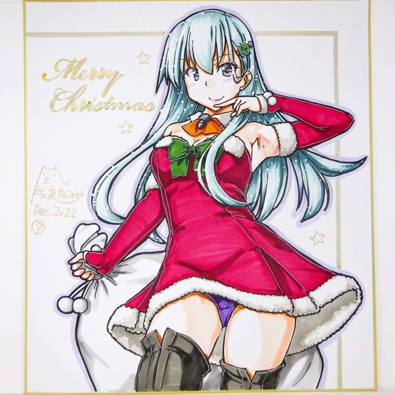 色紙 2022クリスマス鈴谷(1)~(27)