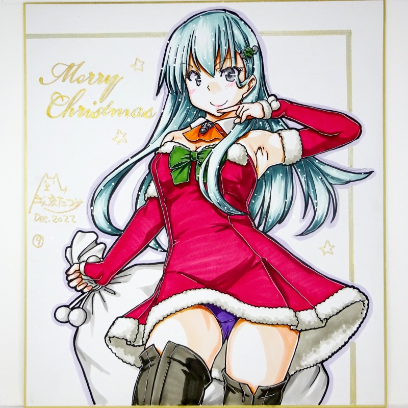 色紙 2022クリスマス鈴谷(1)~(27)