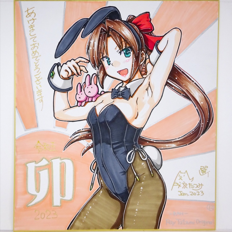 色紙 2023年賀(1)~(28)