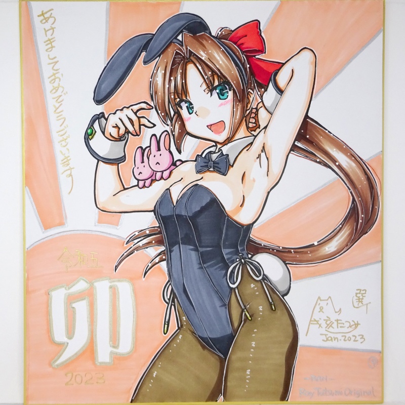 色紙 2023年賀(1)~(28)