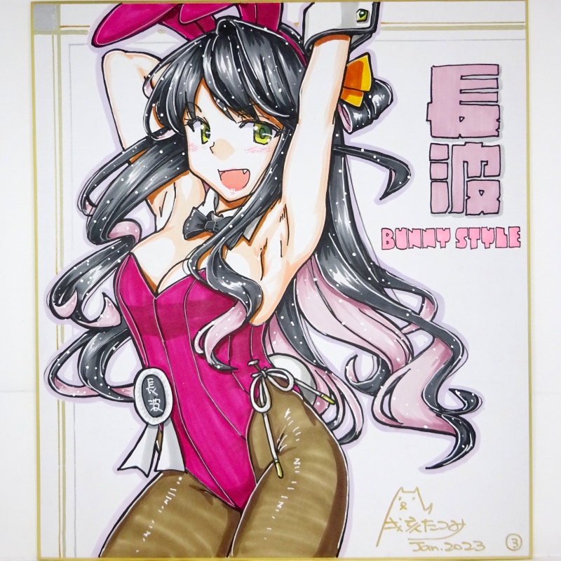 色紙 長波バニー(3)~(16)