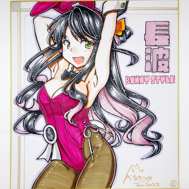 色紙 長波バニー(3)~(16)