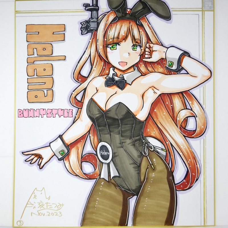 【終了】色紙 ヘレナバニー(4)