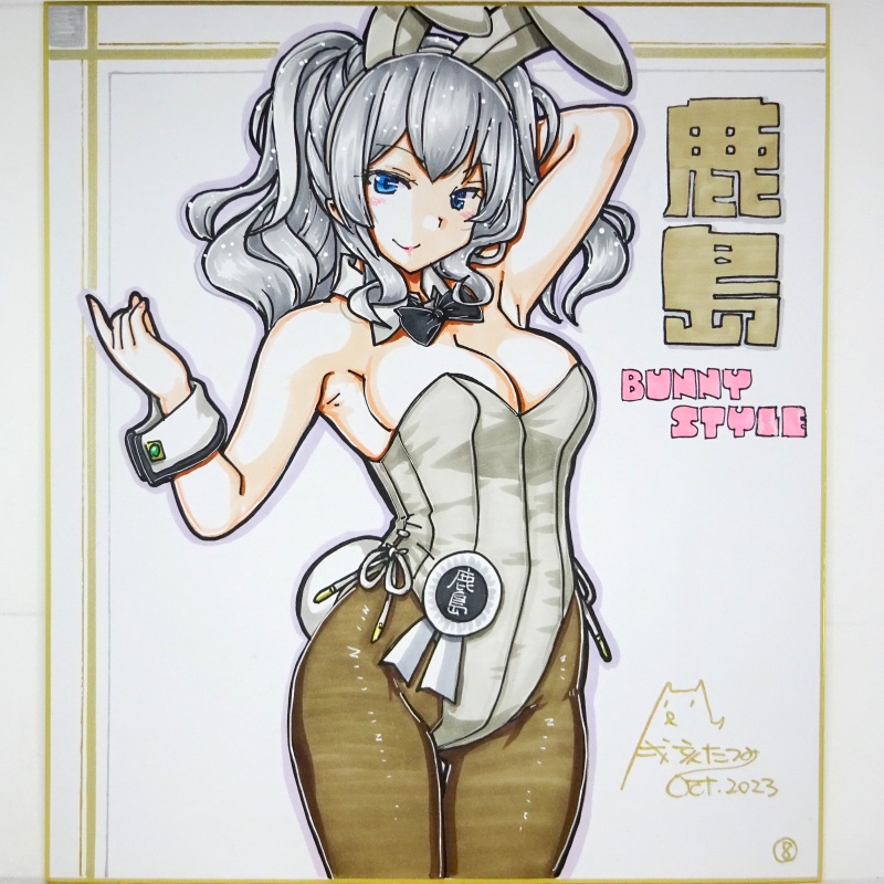 【終了】色紙 鹿島バニー(10)