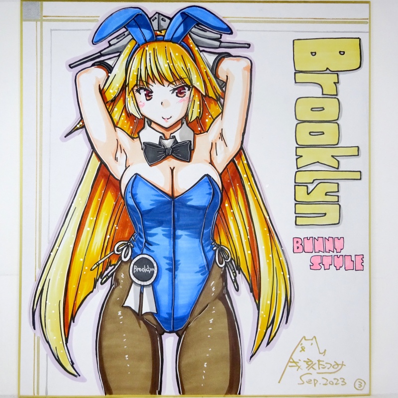 【終了】色紙 ブルックリンバニー(4)