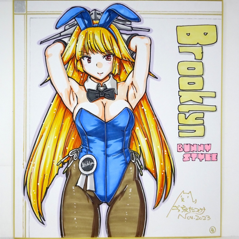 【終了】色紙 ブルックリンバニー(4)