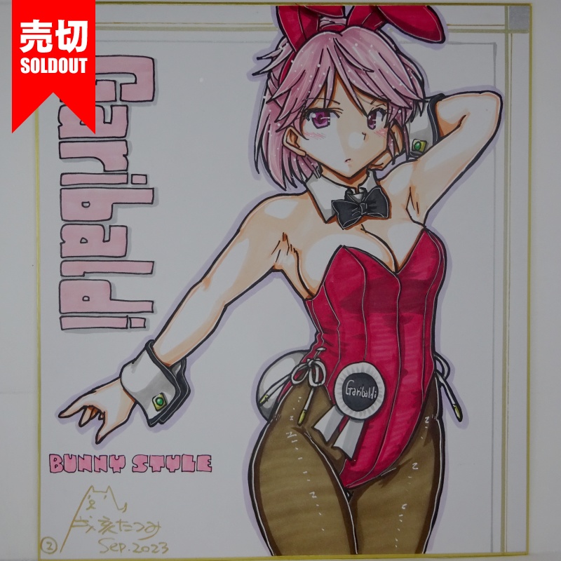 【終了】色紙 ガリバルディバニー(4)