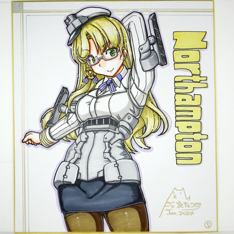 【終了】色紙 ノーザンプトン(5)