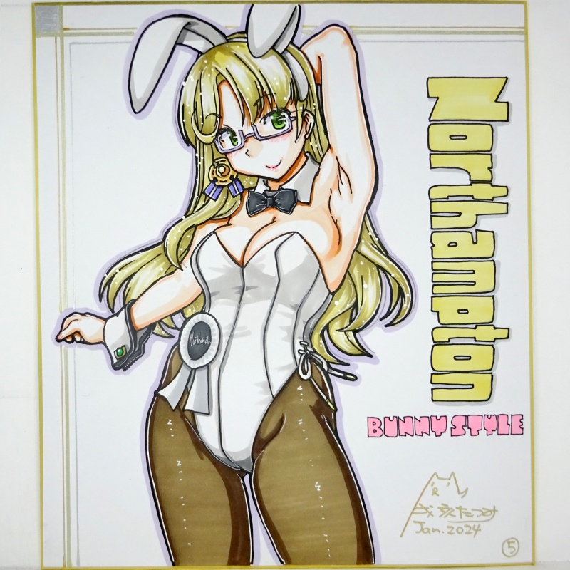 【終了】色紙 ノーザンプトンバニー(5)